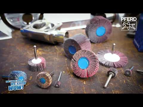 Korund Fächerschleifer F Ø 80x50mm Schaft-Ø 6 mm A80 für Feinschliff und Finish Youtube