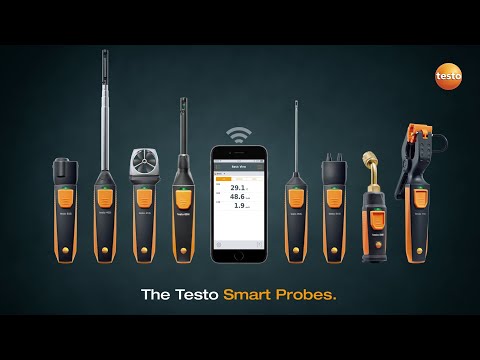 testo 115i clamp thermometer operated via smartphone | 表面温度計