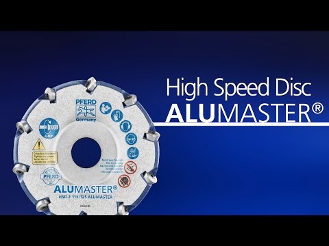 High-performance milling disc ALUMASTER F dia. 115 mm for angle grinders work on aluminium Youtube