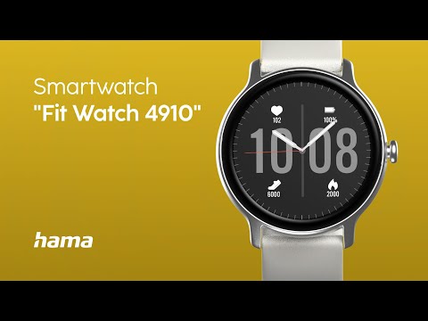 Smartwatch "Fit Watch 4910", wasserdicht, Herzfrequenz, Blutsauerstoff, Rs