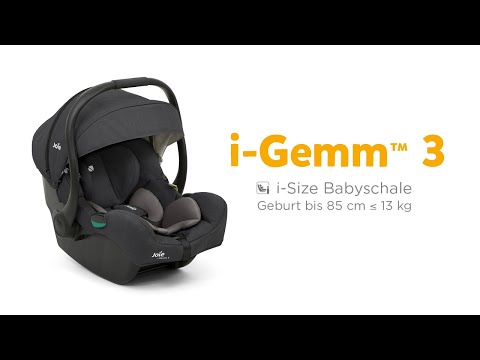 Babyschalen 0-13 kg, Gruppe 0+, Joie, Grau – Produktvideo: zeigt das Produkt in Anwendung