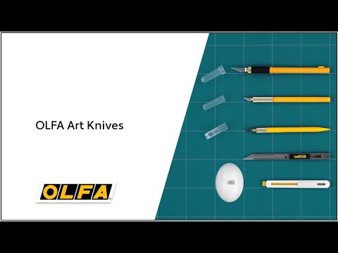 OLFA AK-1/5B Graphic Art Knife with 5 Replacement Blades –
