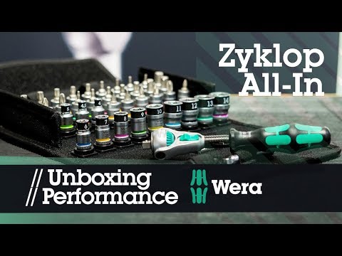 WERA 8100 SA 12 HF Zyklop Metal ratelset omschakelpal 1/4