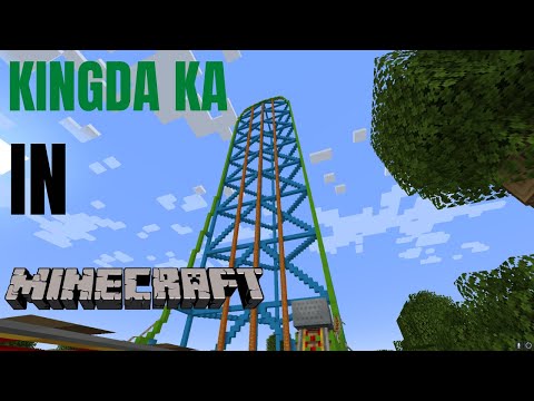 The tallest rollercoaster in the world in Minecraft Badlion