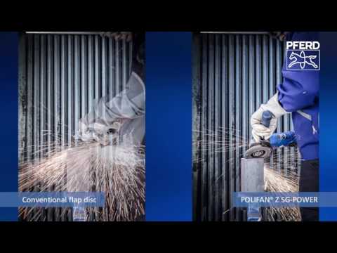 Disco lamellare POLIFAN POWER PFF 180x22,23 mm piatto Z50 linea specialistica SG STEELOX per acciaio/acciaio inossidabile Youtube