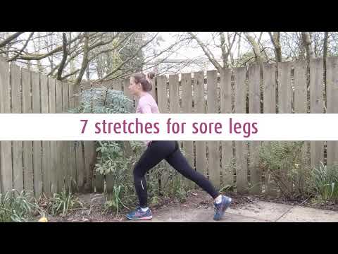 What are good stretches for sore legs?