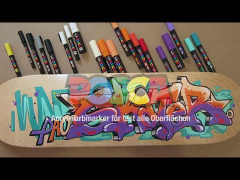 Uni Posca-rotuladores acrílicos permanentes para Graffiti