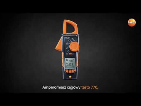 Amperomierz cęgowy testo 770