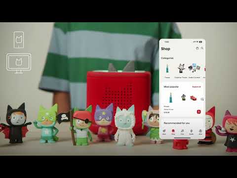 Tonieboxen, tonies, Grau – Produktvideo: zeigt das Produkt in Anwendung