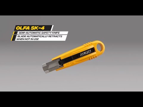 Olfa Automatic Self Retracting Safety Knife w/ Tape Slitter SK-9