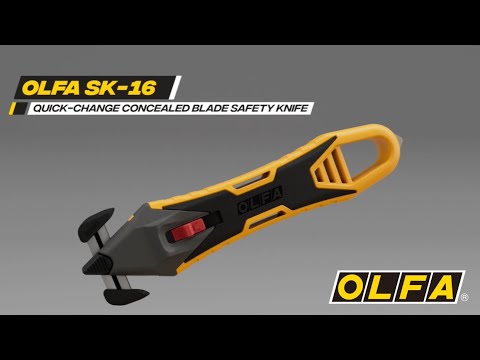 Cutter sécurité à lame dissimulée remplaçable ''SK-16'' - Olfa