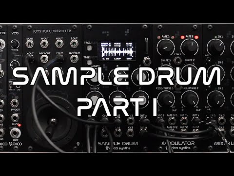 Erica Synths - Sample Drum | Sampler & Audioplayer | Klangquellen |  Eurorack Modular (3HE) | Schneidersladen Berlin - Modulare Synthesizer