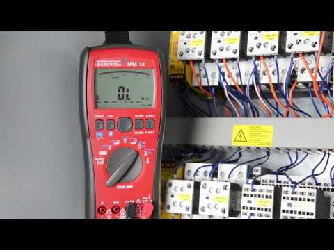 Benning MM 12 Handheld multimeter Calibrated to (ISO standards