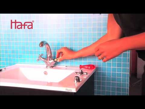 Film: Rengøring og udskift af i vandhane - Hafa baderum