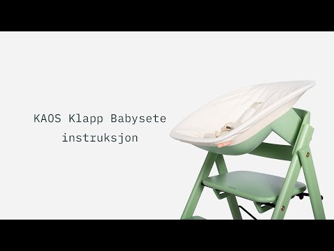 Hochstuhl Zubehör, KAOS, Beige – Produktvideo: zeigt das Produkt in Anwendung