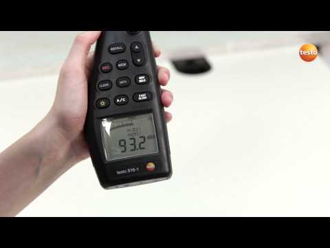 testo 816-1 普通騒音計 | 騒音 | CO、CO2、照度、騒音 | Parameters